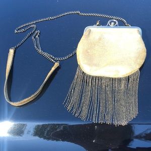 Hobo small golden chain bag